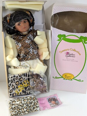 Paradise Galleries 22  KANZI Doll by Kelly Rubert Retired HTF African American