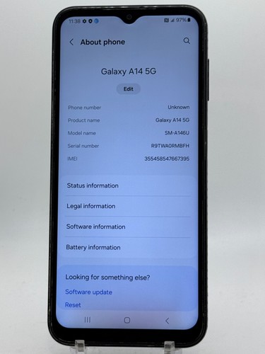Samsung Galaxy A14 5G - Black- 64GB - (Cricket) - Smartphone- READ DESCRIPTION