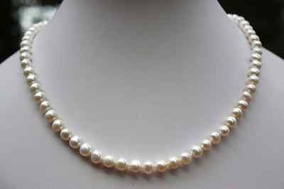 Collier Chaîne Avec Perles D'eau Douce A1B - Neuf Sans Emballage, Perles De Chine, Pour Femme