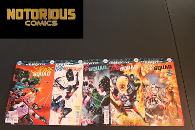 Suicide Squad 21 22 23 24 25 Complete Rebirth Comic Lot Set DC EXCELSIOR BIN