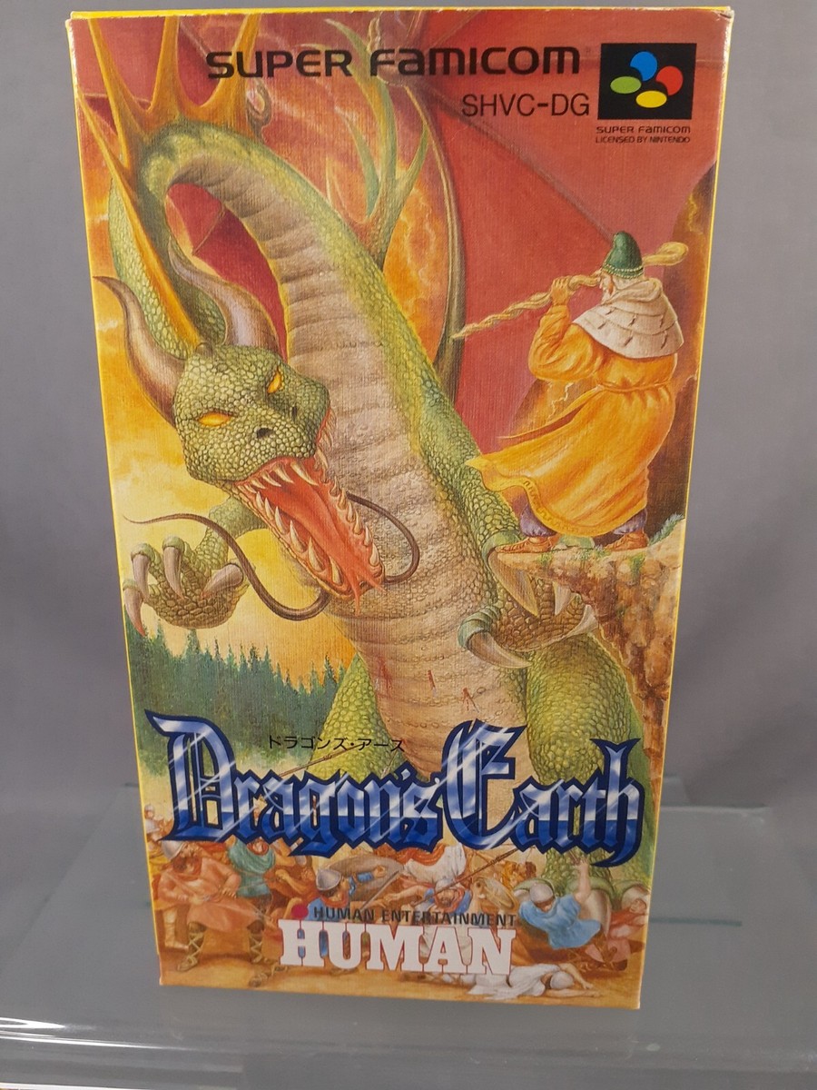 NINTENDO Super Famicom SFC DRAGON'S EARTH Japanese Version