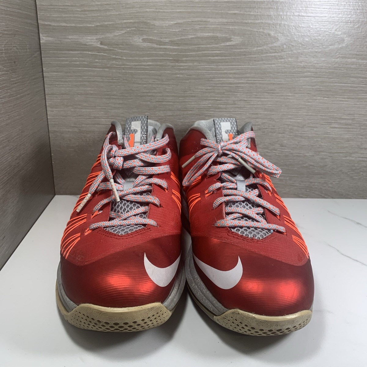 Nike LeBron X Low 'Ohio State' LE XX13 University/Red/Platinum