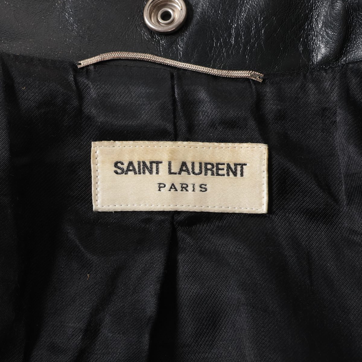 Saint Laurent Paris 16 years Cotton & Peather Leather jacket Saint Laurent Paris 16 years Cotton & Peather Leather jacket