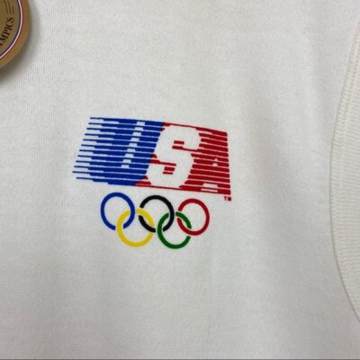 RARE Vintage 1984 Levi's USA Olympics Sleeveless Sweatshirt XL | eBay