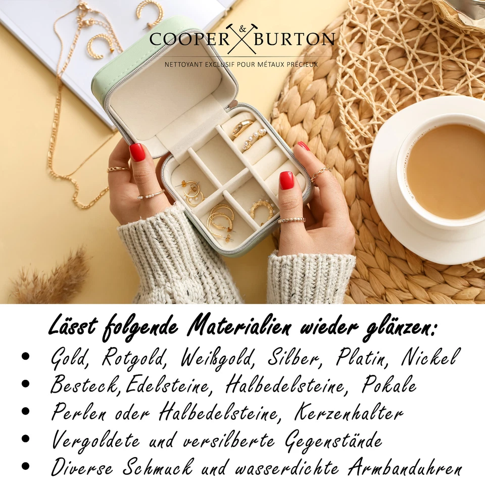 Reiniger Reinigungsmittel für Silber Gold Schmuck Reinigung von COOPER & BURTON - Bild 3 von 4
