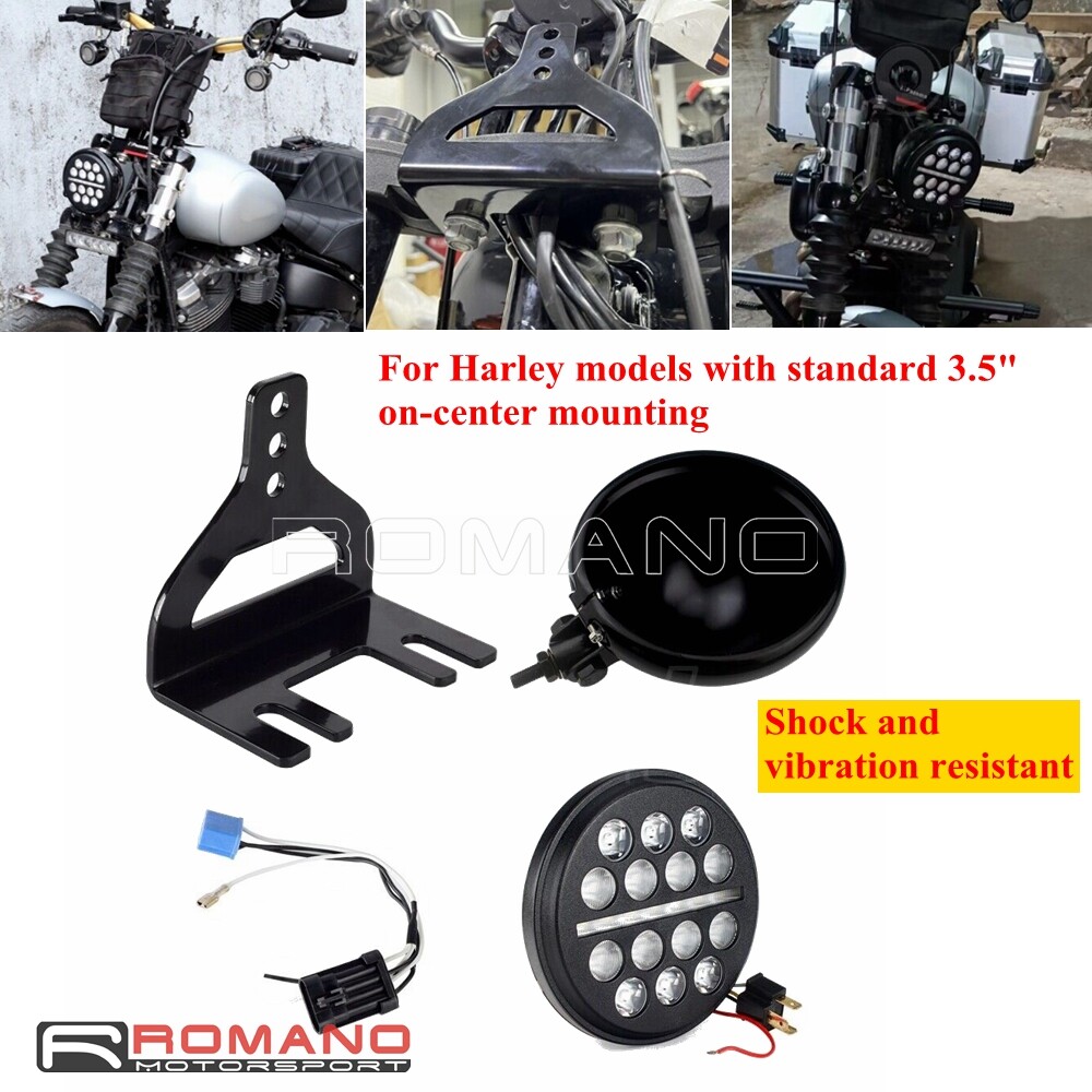 5.75"" LED Headlight w/ Bucket Assembly For Softail FXLR FXBB FXFBS FXFB 2018-Up