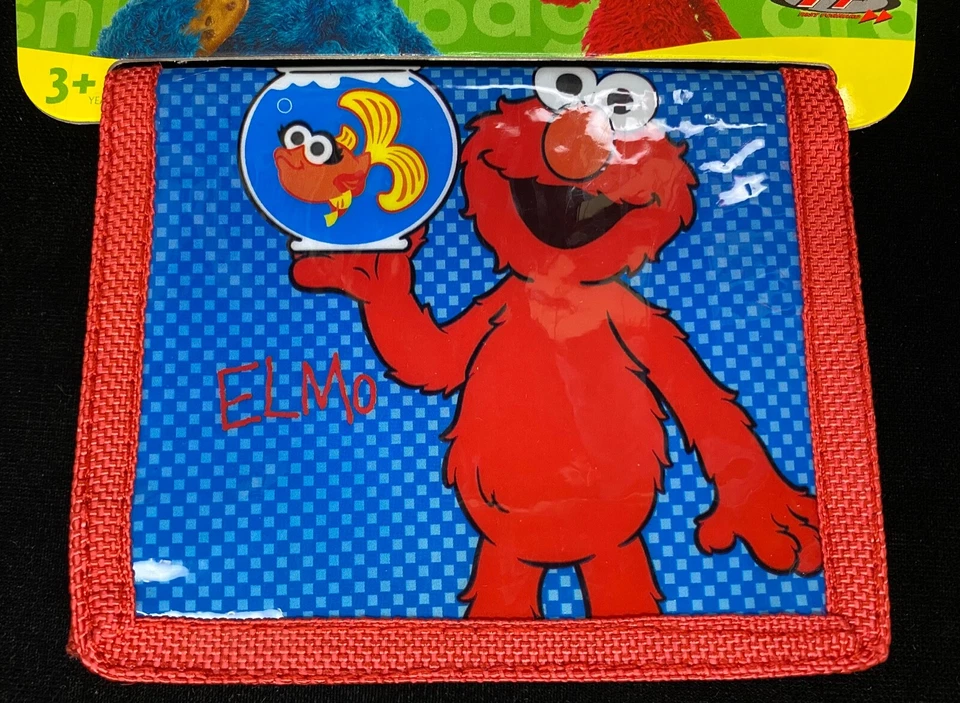 New Sesame Street Elmo Blue Bifold Wallet - Image 2 of 4