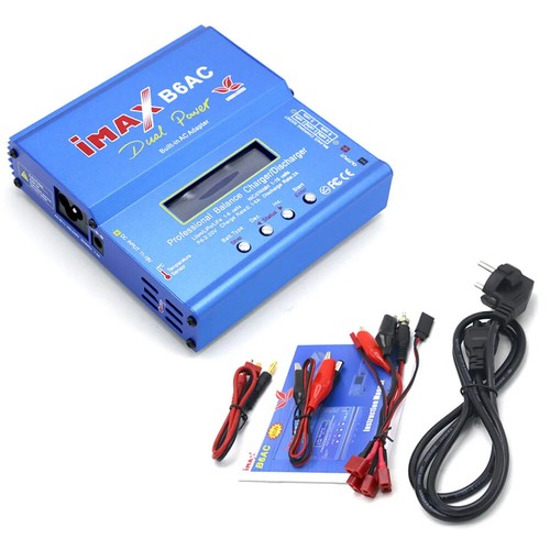 Charger 80W B6AC 6A Balance Charger Digital LCD Screen Lipo Battery Discharger - 第 22/25 張圖片