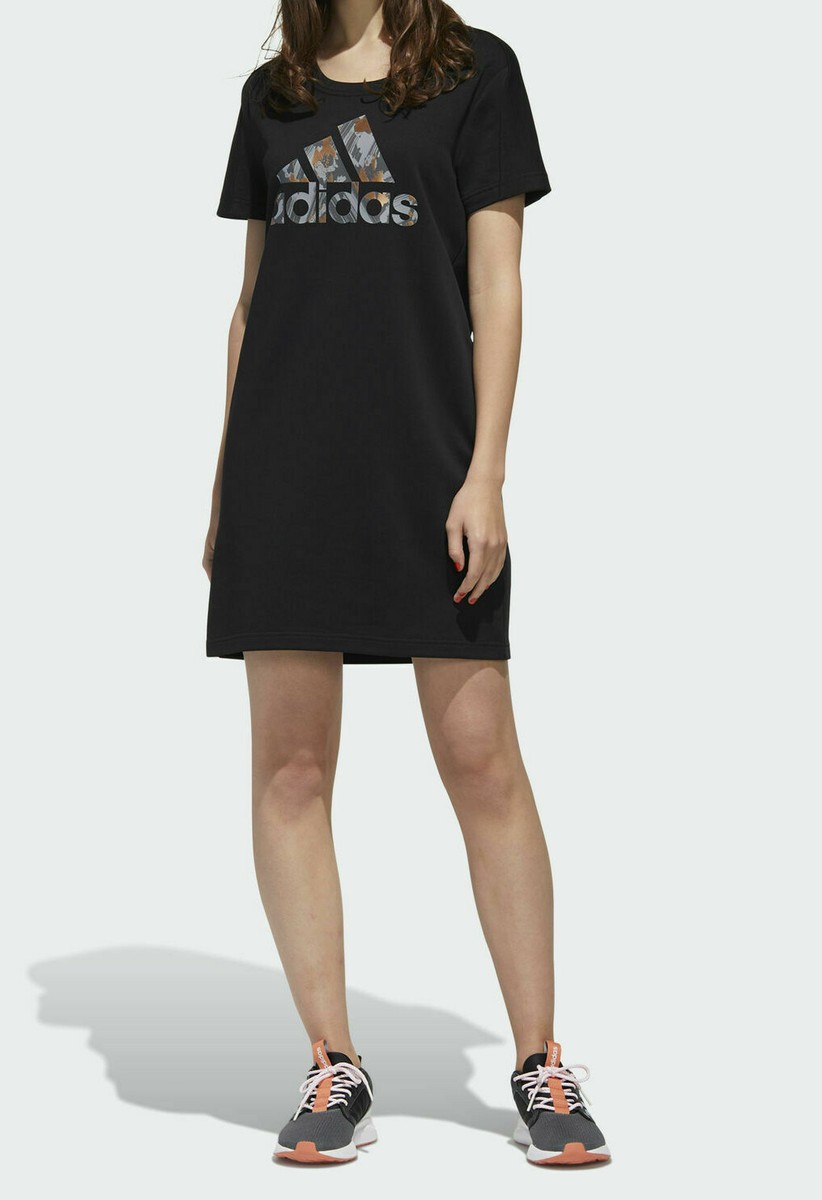 adidas X Zoe Saldana Collection Women's Black Cotton Dress
