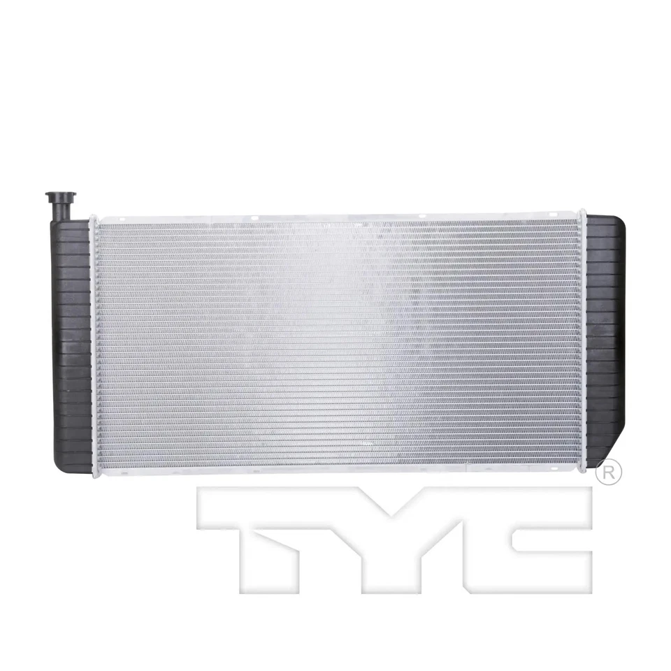 Conjunto de radiador TYC 2317 para 96-00 Cadillac Chevrolet GMC Escalade Tahoe Yukon - Imagem 4 de 4