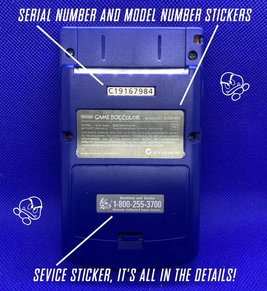 GameBoy Color Pokemon Edición Pikachu Sistema Nintendo LENTE DE CRISTAL Game Boy GBC Foto 2 de 4