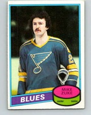 1980-81 O-Pee-Chee #209 Mike Zuke  RC Rookie St. Louis Blues V39199
