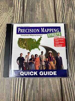 Chicago Map Corporations Precision Mapping Streets Version 3.5 Computer Disc PC