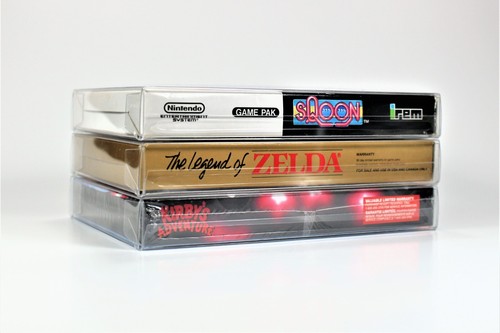 10 Custom NES Box Protectors Clear Plasitc Boxes Case for CIB Complete Sealed - Picture 10 of 13