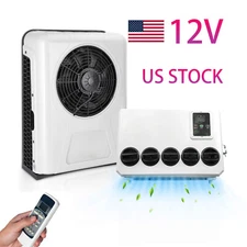 Universal 12V Underdash RV Air Conditioner Electric Split AC Unit For Car Van