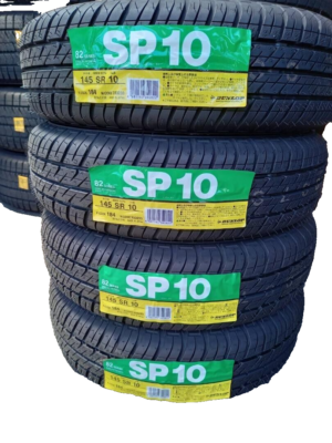 Dunlop SP10 145SR10 145/80R10 Summer Tires from Japan | Set of 4