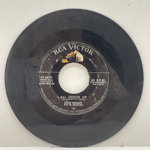 Elvis Presley All Shook Up Thats When Your Heartaches Begin 45 47-6870 Vary Good - Foto 2 di 3