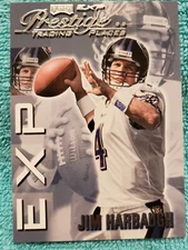 1999 PLAYOFF PRESTIGE EXP JIM HARBAUGH #EX51 SAN DIEGO CHARGERS