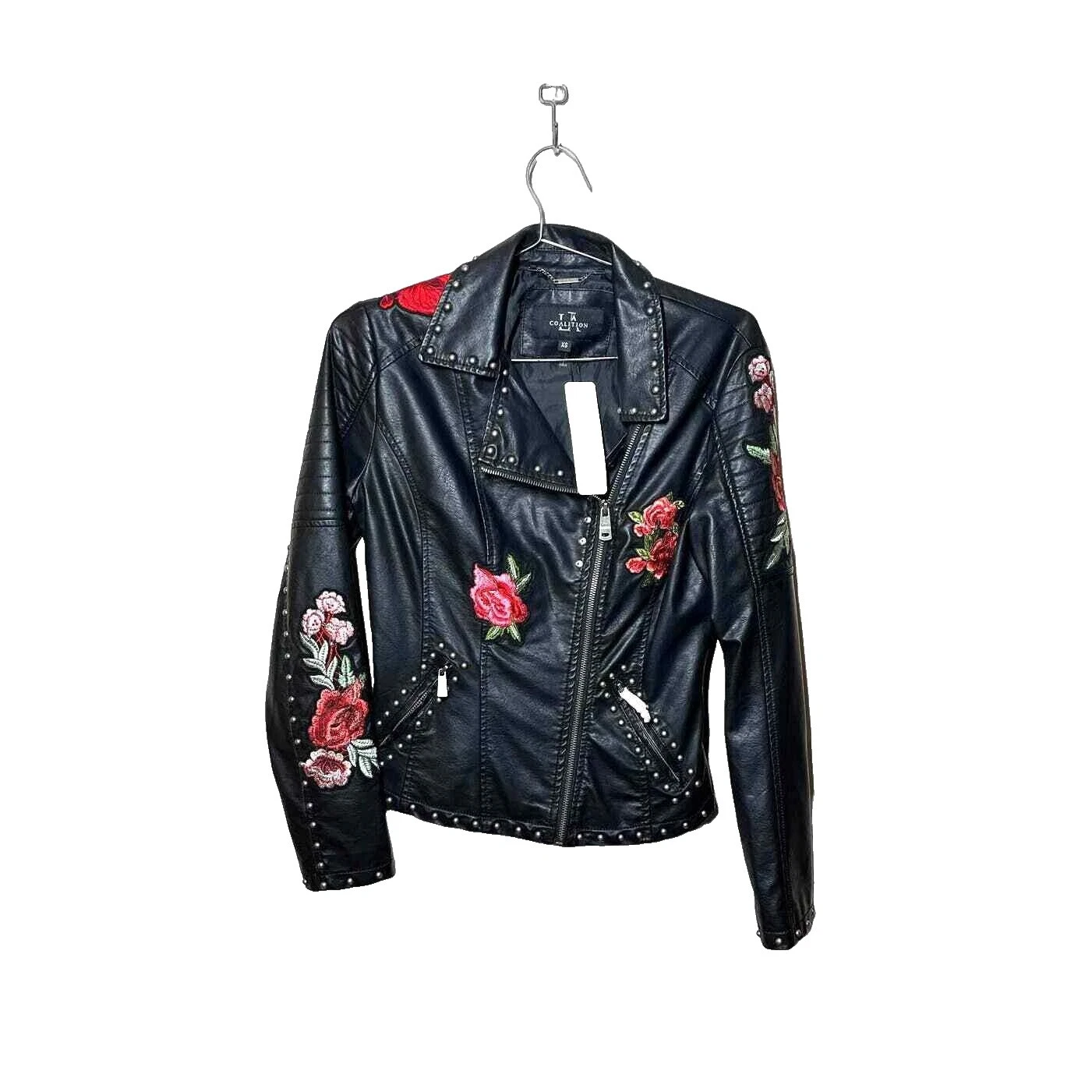 Black Floral Coats, Jackets & Vests for Women