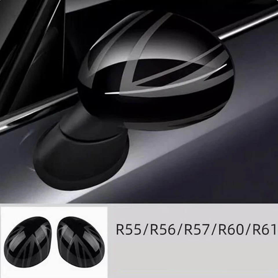 Night Jack Side Mirror Cover Manual Fold For MINI Cooper R55 R56 R57 R58 R60 R61 - Изображение 3 из 4