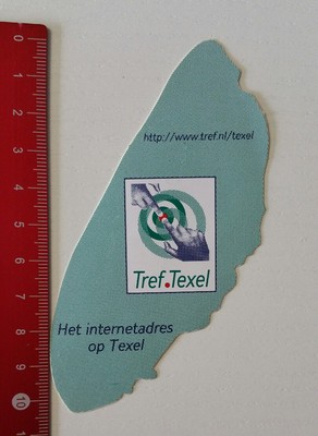 Aufkleber/Sticker: Tref.Texel - Het internetadres op Texel (0502173)