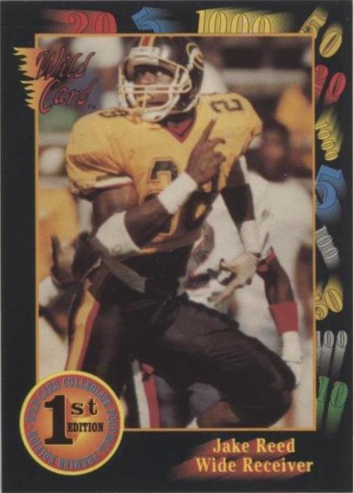 1991 Wild Card Draft Jake Reed #141 for sale | eBay