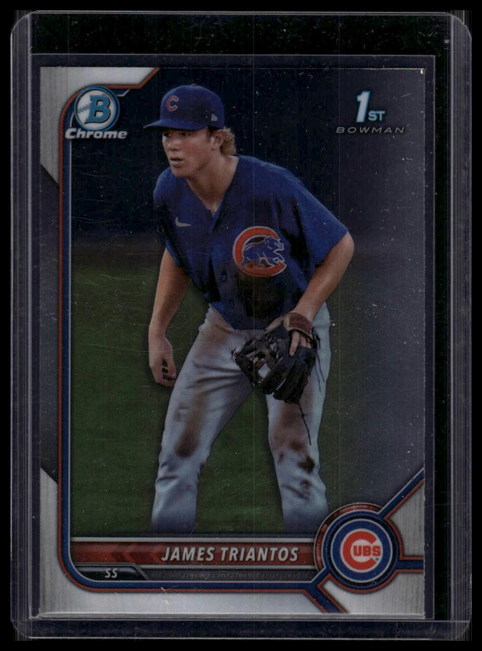 2022 Bowman Chrome #BCP-208 James Triantos Prospects