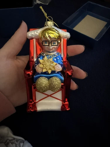 MRS. BEASLEY Doll ROCK-A-BYE Glass Heirloom Christmas ORNAMENT Ashton Drake NEW