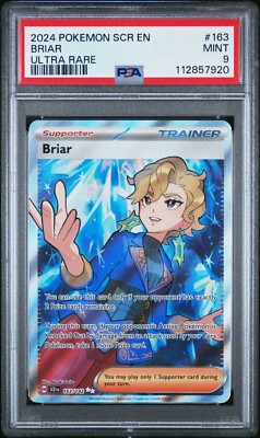 【PSA10】メロコ　sar PSA 10 Briar Ultra Rare #163 2024 Pokemon Scr Stellar Crown