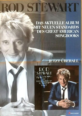ROD STEWART 2016 PROMO - orig. Promo Poster - Album Plakat - DIN A1 - F/U