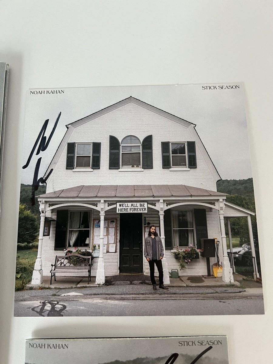 NOAH KAHAN STICK SEASON 直筆サイン入りカード付き SIGNED Noah Kahan Autographed Stick Season CD 12x7 in Frame