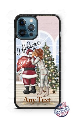 Believe In Santa Claus Merry Christmas Phone Case For iPhone 12 Samsung Google 3