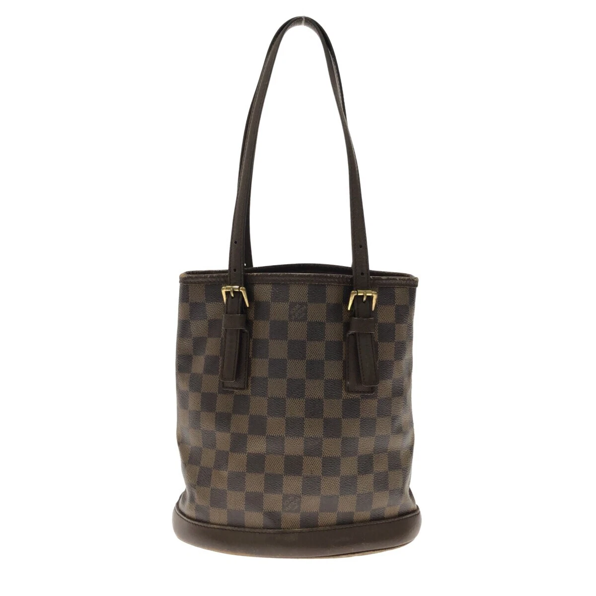 Auth LOUIS VUITTON Marais N42240 Ebene Damier SP0012 Shoulder Bag Damier Canvas