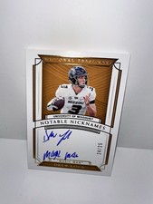 2019 Panini National Treasures Nicknames Rookie Drew Lock Auto /25 Magic Man