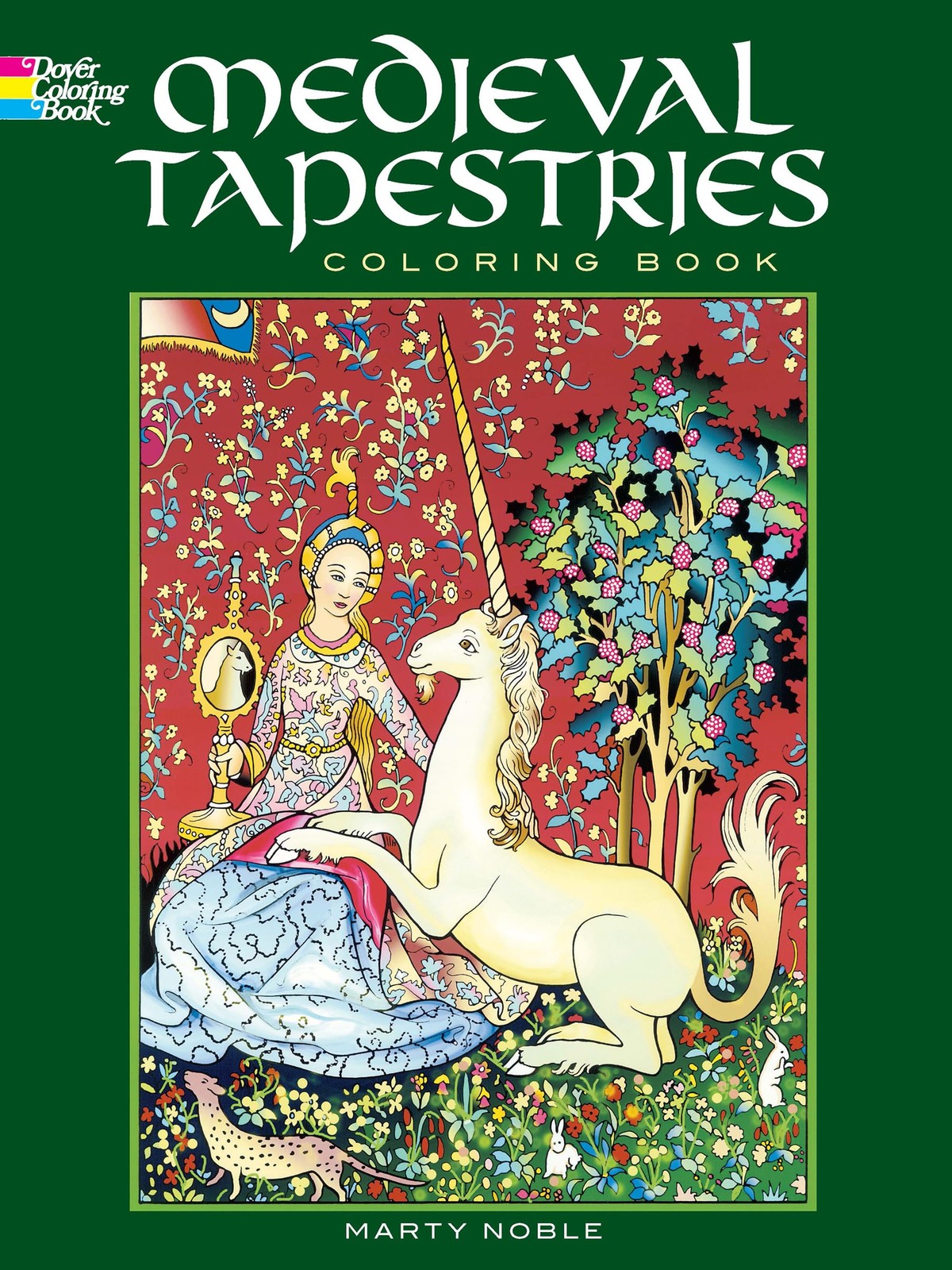 Medieval Tapestries Coloring Book (Pictorial Archives) By Marty Noble - Image 6