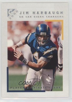 2000 Topps Gallery Player's Private Issue 90/250 Jim Harbaugh #107 0a2