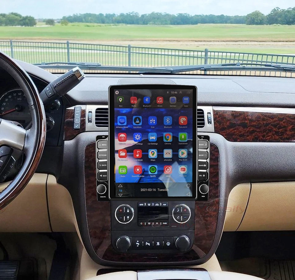 Radio GPS de 9,7"" para GMC Yukon Denali 2007-2014 con CarPlay Android automático Foto 3 de 4