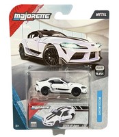 Majorette Showroom Deluxe Toyota GR Supra White 1:64 NEW Diecast Metal Model