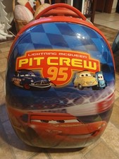 Disney Pixar Cars Lightning McQueen Kids Hard Shell Rolling Suitcase with Handle