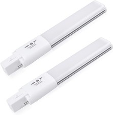 Bonlux 2-Pack 6W LED PL Retrofit Lamp G23 2-Pin Base 13W CFL/Compact Fluorescen