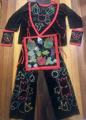 Handmade Native American Style Boy's Powwow Dance Regalia Vintage Scouting - Photo 1/4