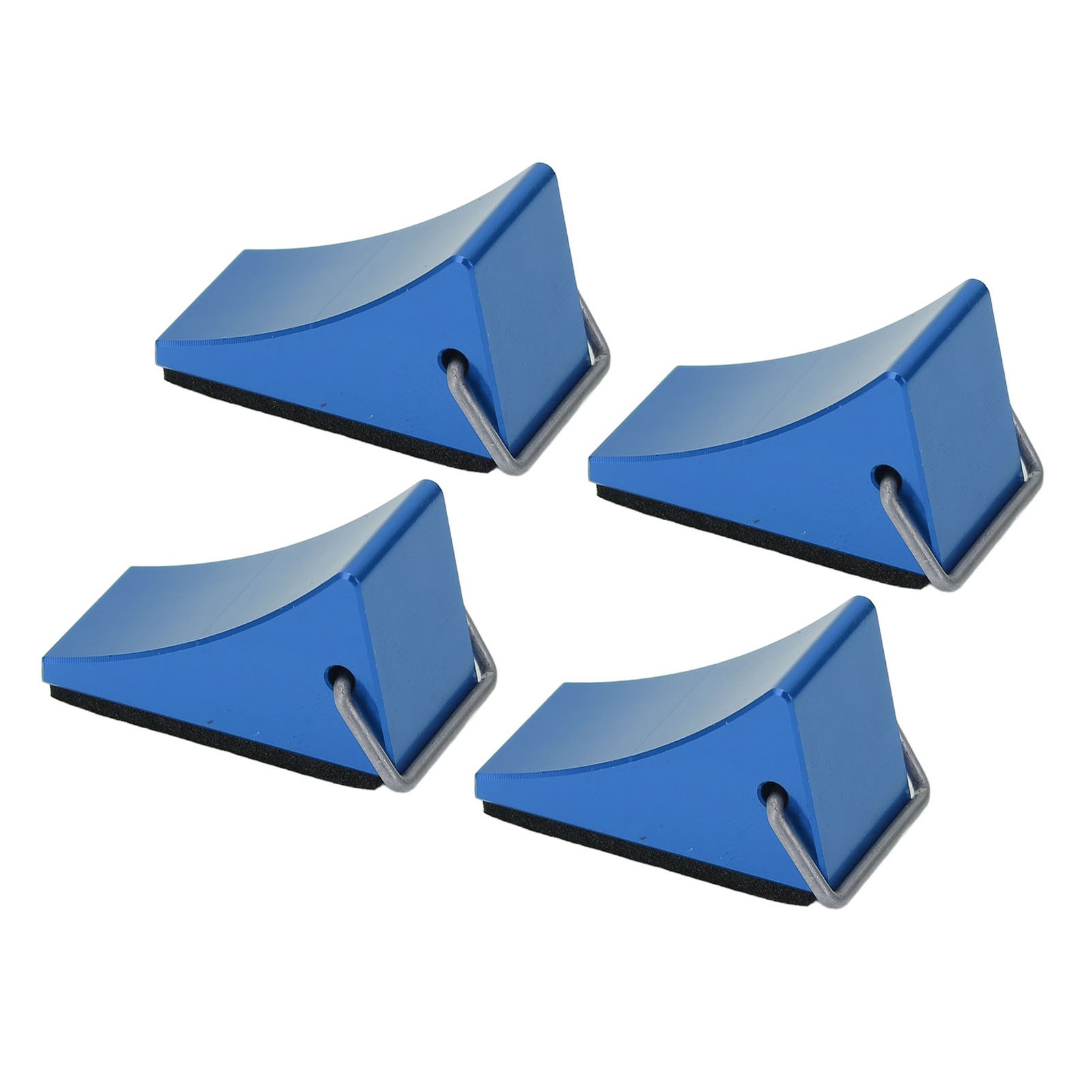 HOT 4PCS RC Model Car Wheel Chock Accessory Anti Slip Bottom RC Wheel Chock BJ