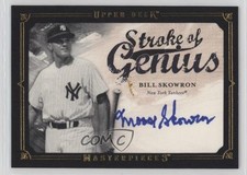2008 Upper Deck Masterpieces Stroke of Genius Bill Skowron Moose #SG-BS Auto n8a
