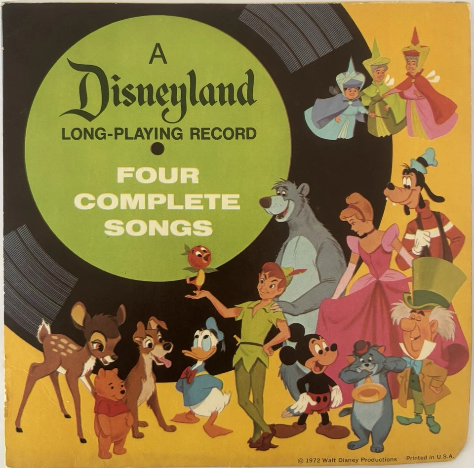 Heidi - A Disneyland Long-Player Record - Four Complete Songs - 1973 US Vinyl - Bild 2 von 4