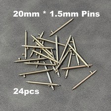 20mm Quick Release Watch Pins 1.5mm Spring Bars, 24pcs Set for Watch Bands Strap