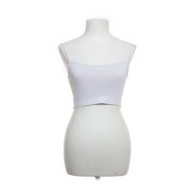 Zara Basic, Crop Top, Größe: S, Weiß, Einfarbig, Damen #GeV