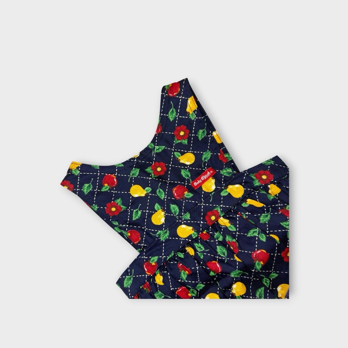 OshKosh B'gosh Vintage Pear Apple Fruit Floral Leaf Pattern