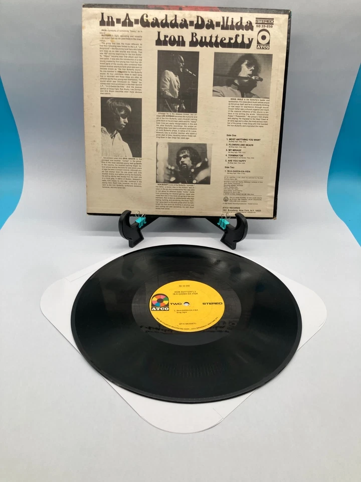 Iron Butterfly In-A-Gadda-Da-Vida Vintage Vinyl LP Atco Record SD-33-250 - Image 4 of 4