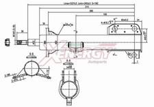 AP XENERGY Stoßdämpfer Vorne für RENAULT ESPACE III (JE0) Federbein X821334