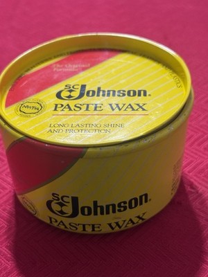 SC Johnson Paste Wax Original Formula Shine Protection 1 Pound Approx 90% Full